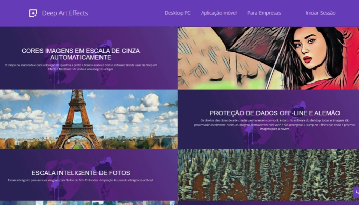DeepArt.io Video Enhancer para melhorar qualidade de video com IA