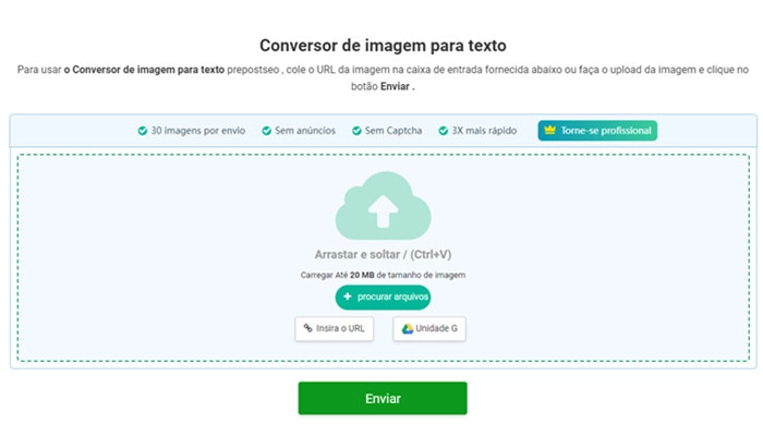 PrepostSE-extrair texto de imagens
