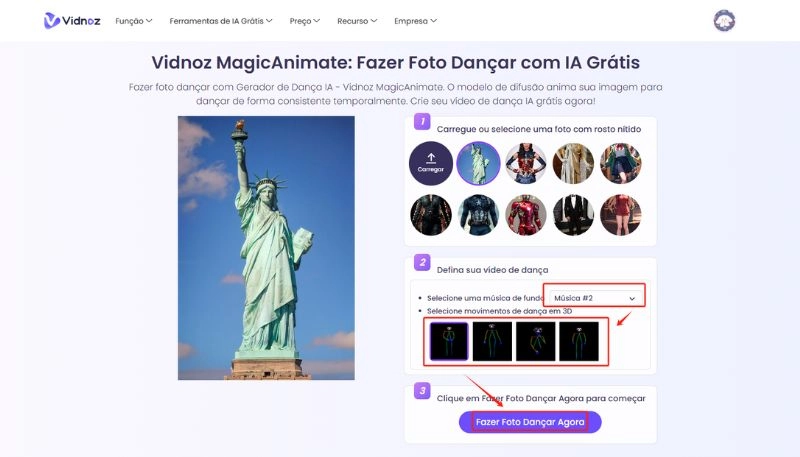 tornar foto em meme de dança ia
